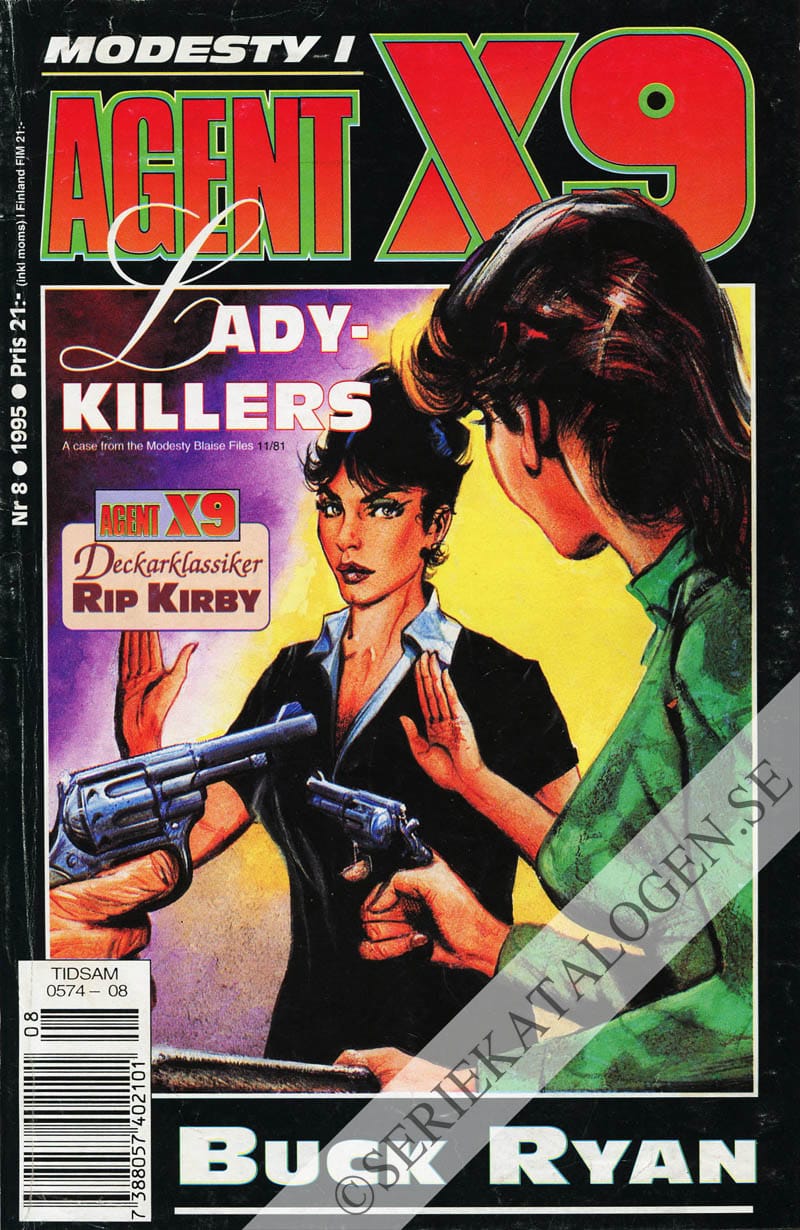 Framsida på Agent X9 #8 (1995)