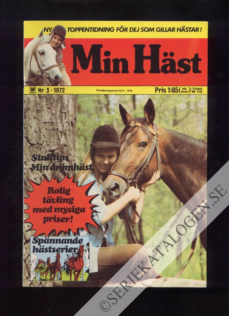 Framsida på Min häst #3 (1972)