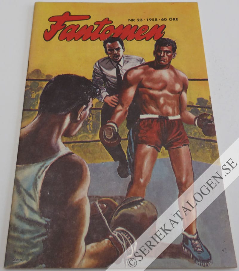 Framsida på Fantomen #23 (1958)