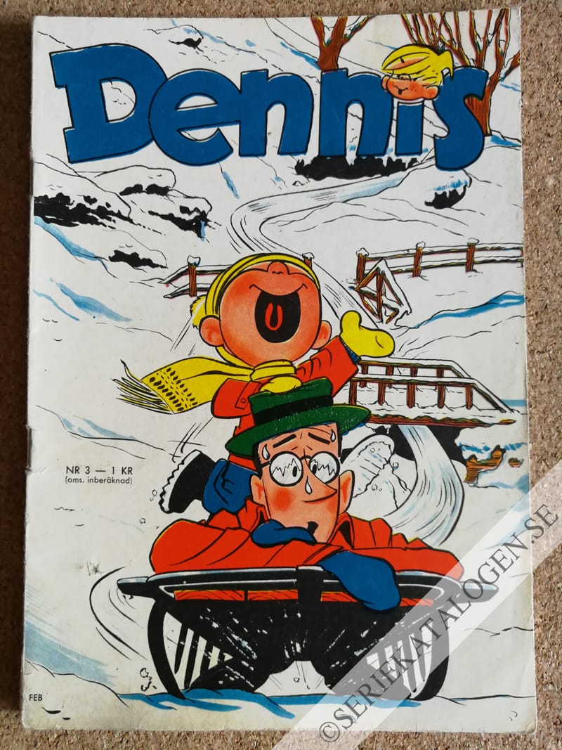 Framsida på Dennis #3 (1965)