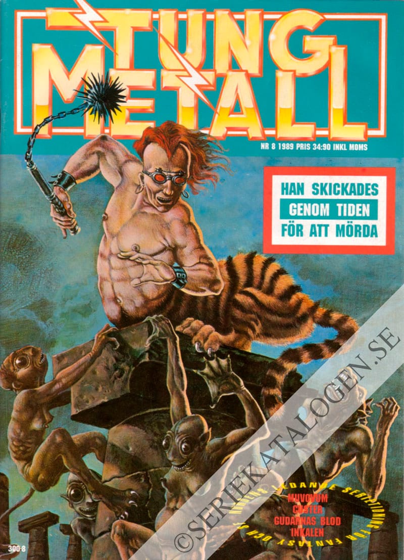 Framsida på Tung metall #8 (1989)