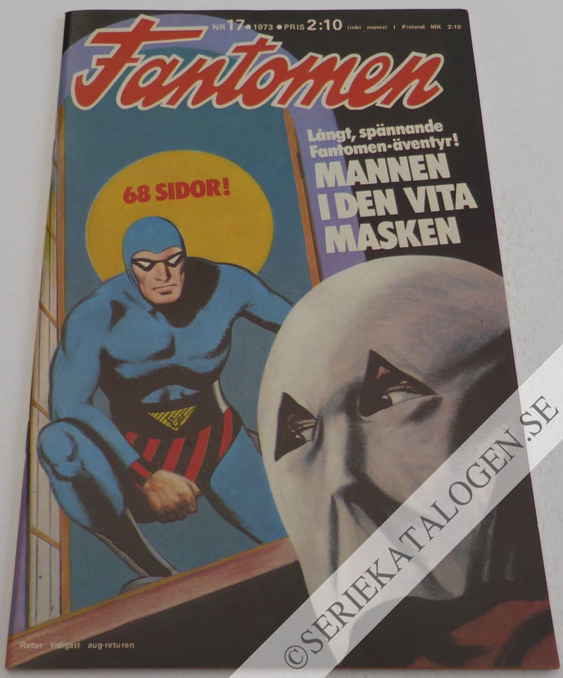 Framsida på Fantomen #17 (1973)