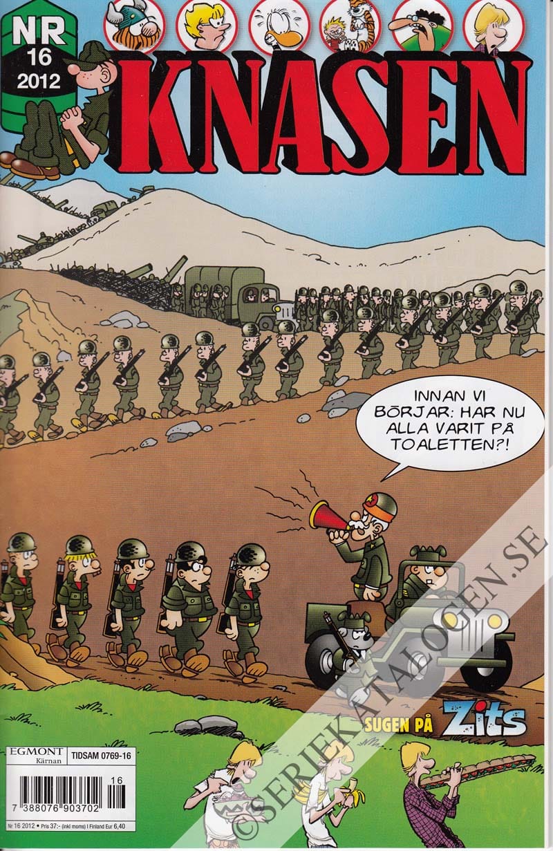 Framsida på Knasen #16 (2012)