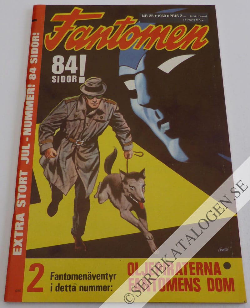 Framsida på Fantomen #25 (1969)