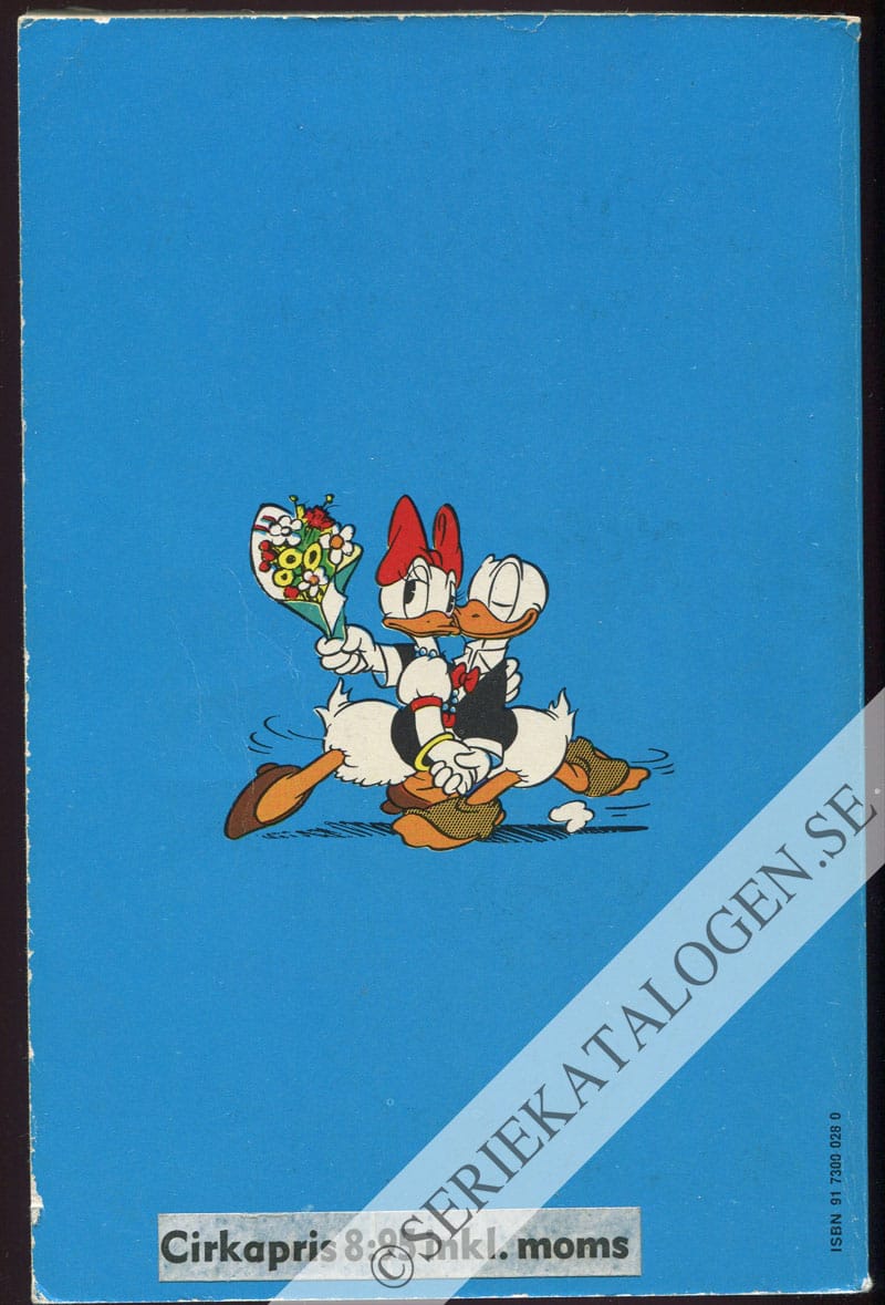 Baksida på Stackars Kalle Anka (1974)