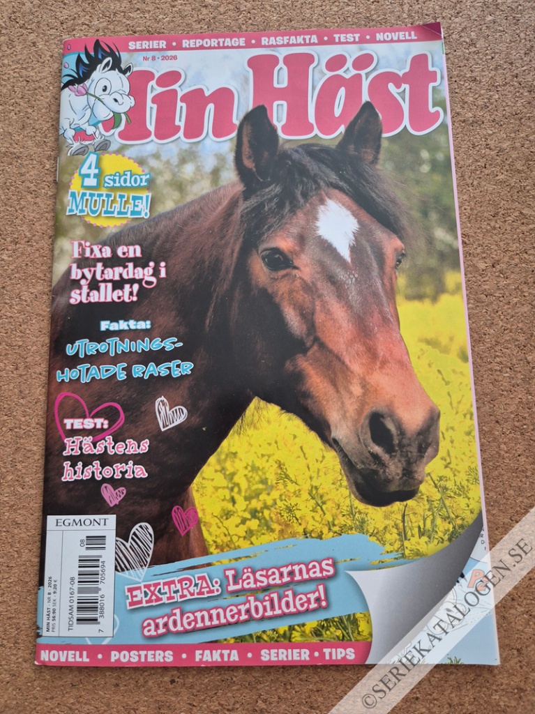 Framsida på Min häst #8 (2026)