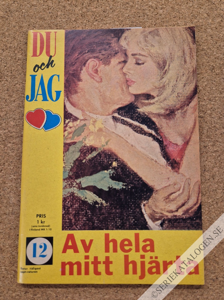 Framsida på Du och jag Av hela mitt hjärta (1966)