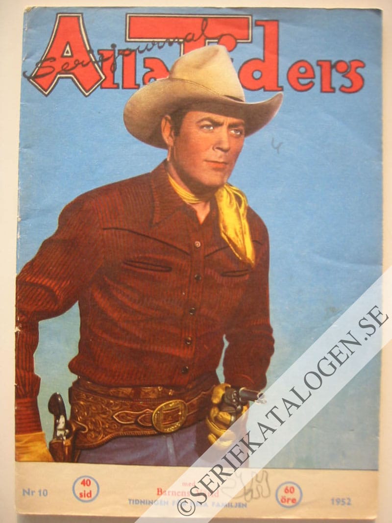 Framsida på Alla tiders seriejournal #10 (1952)