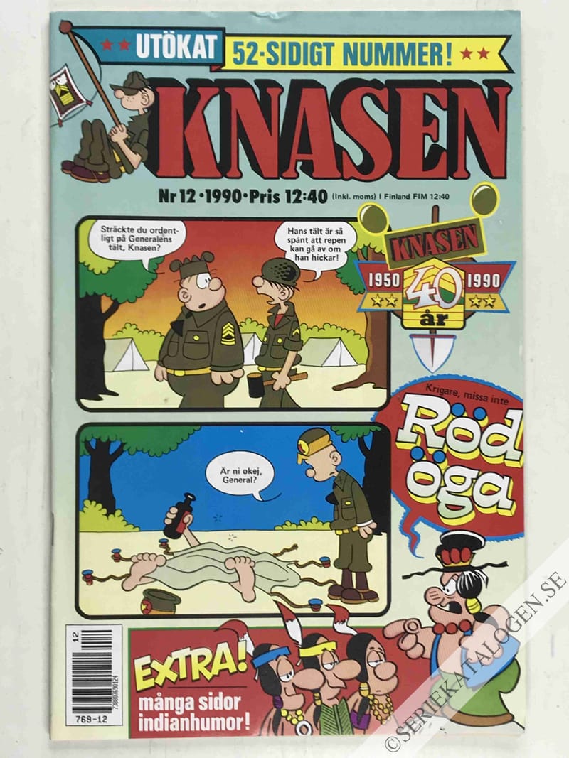 Framsida på Knasen #12 (1990)