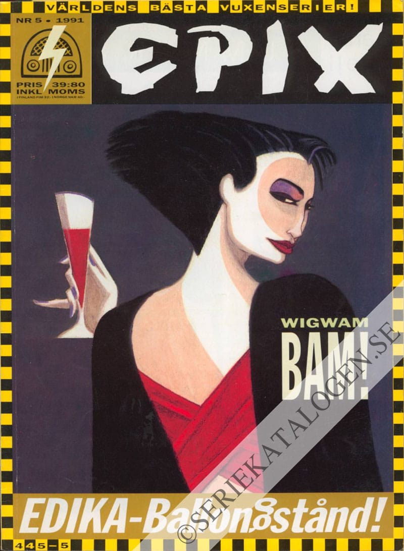 Framsida på Epix #5 (1991)