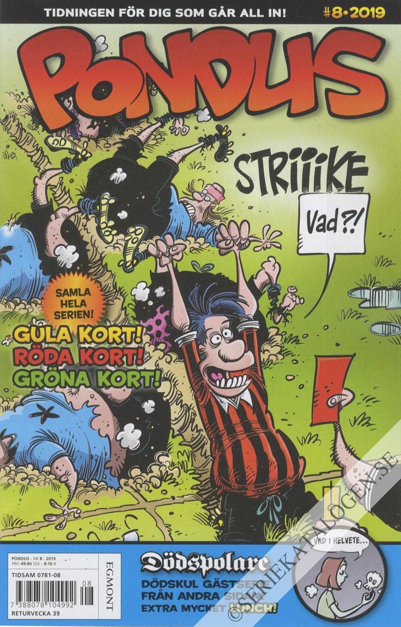 Framsida på Pondus #8 (2019)