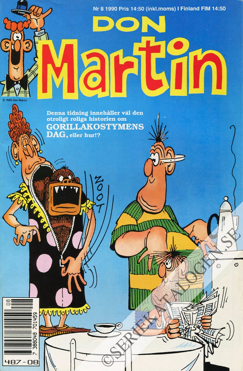 Framsida på Don Martin #8 (1990)