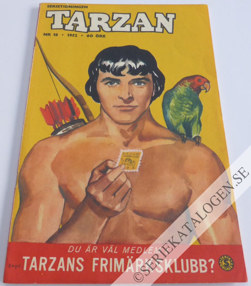 Framsida på Tarzan #18 (1952)