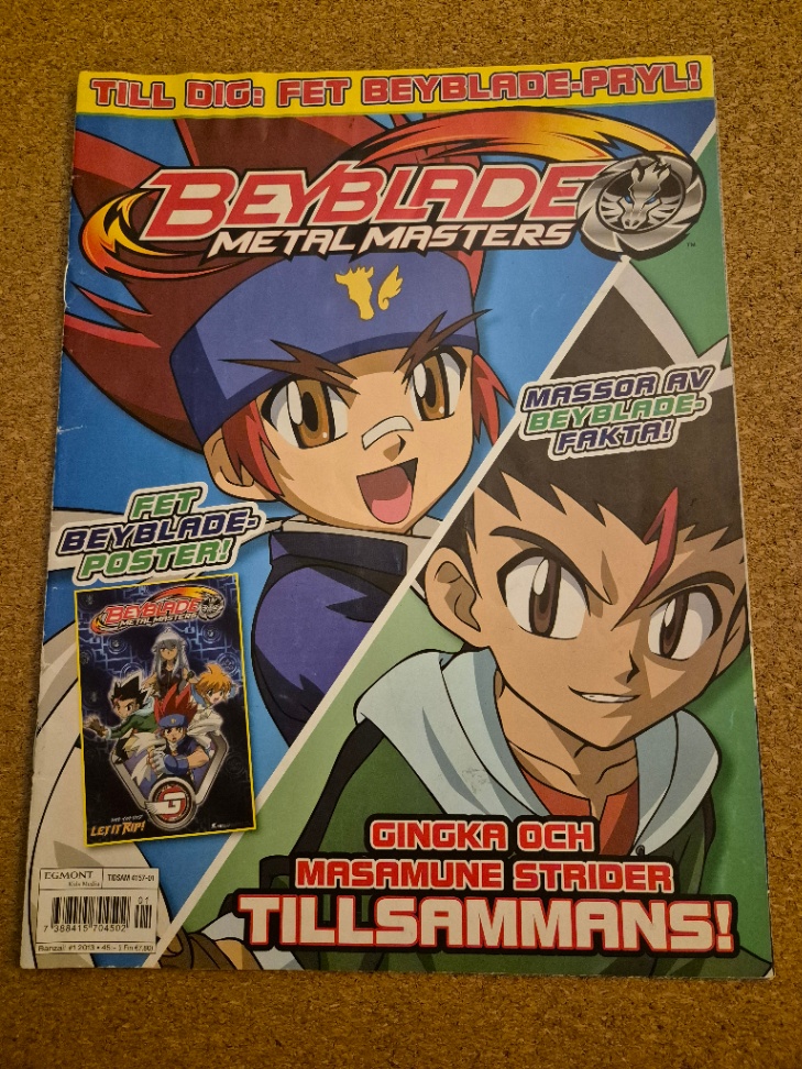 Framsida på Banzai! #1 - Beyblade Metal Masters (2013)