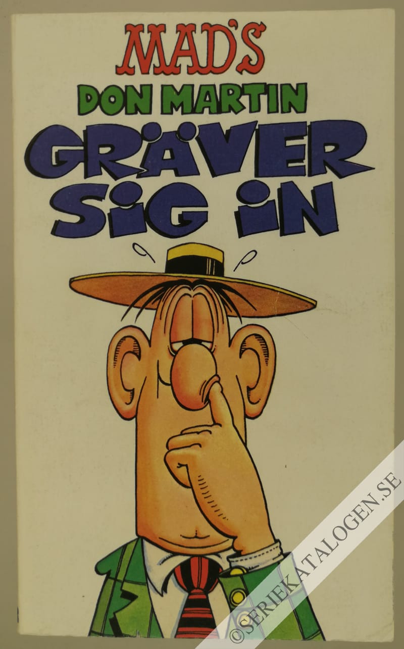 Framsida på MAD-pocket MAD's Don Martin gräver in sig (1980)
