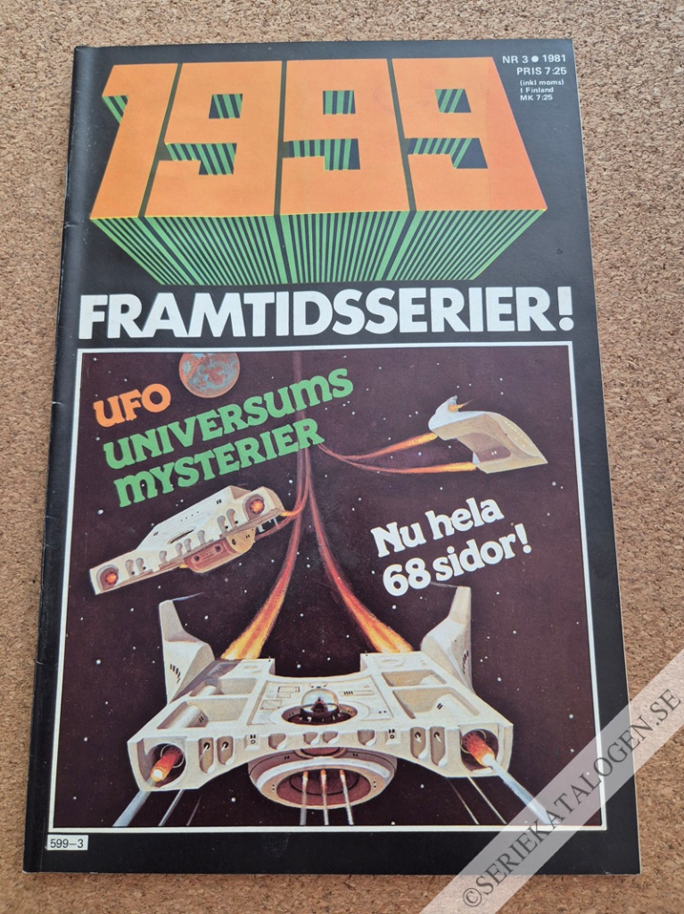 Framsida på 1999 #3 (1981)