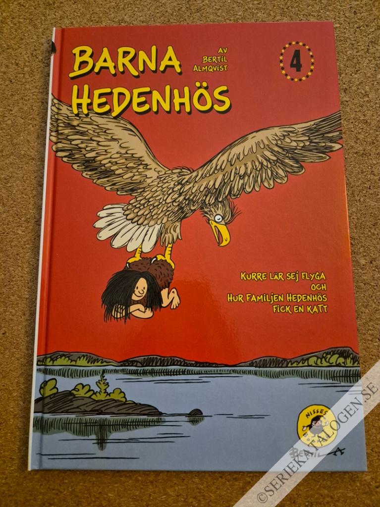 Framsida på Barna Hedenhös Kurre lär sej flyga/Hur familjen Hedenhös fick en katt (2009)