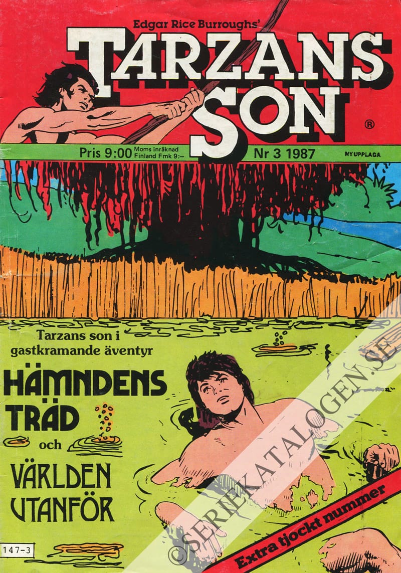 Framsida på Tarzans son #3 (1987)
