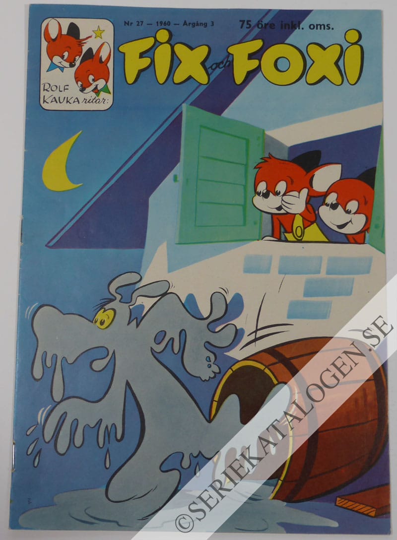 Framsida på Fix och Foxi #27 (1960)