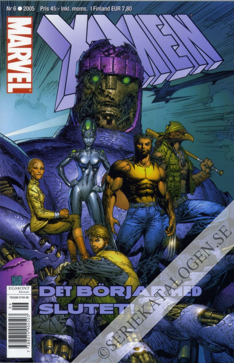 Framsida på X-Men #6 (2005)