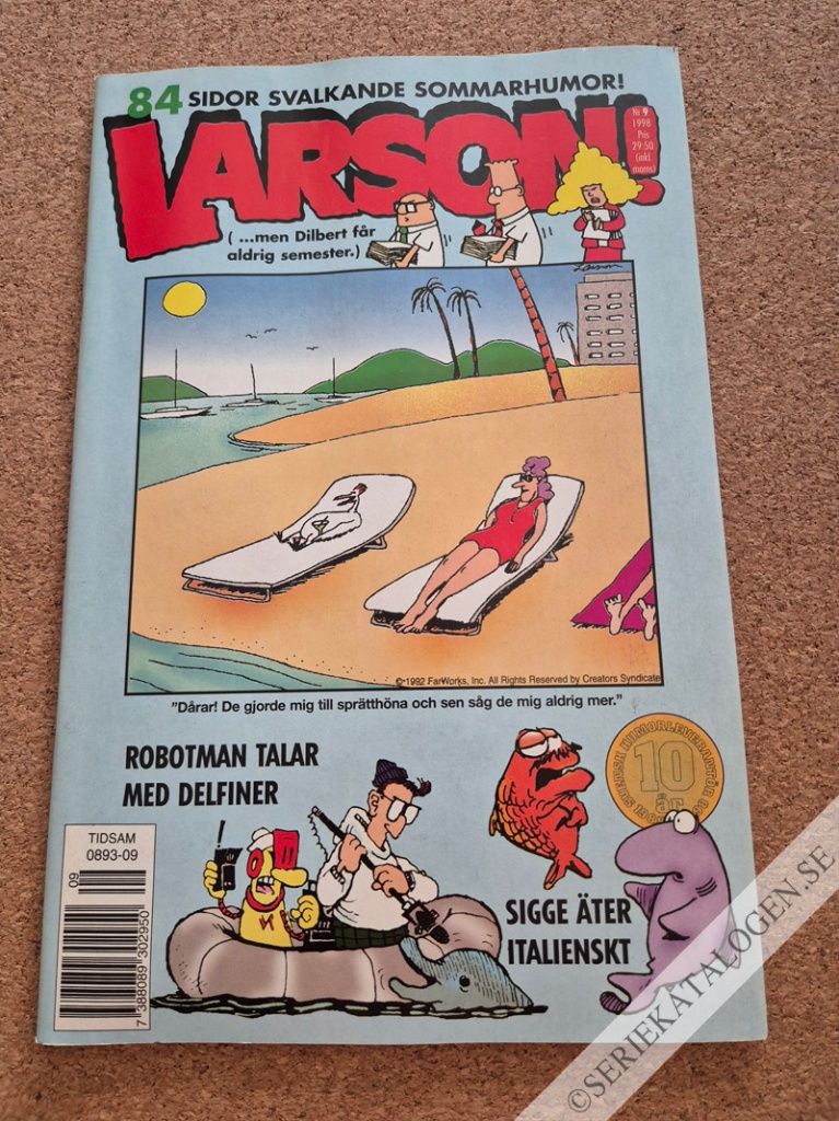 Framsida på Larson! #9 (1998)