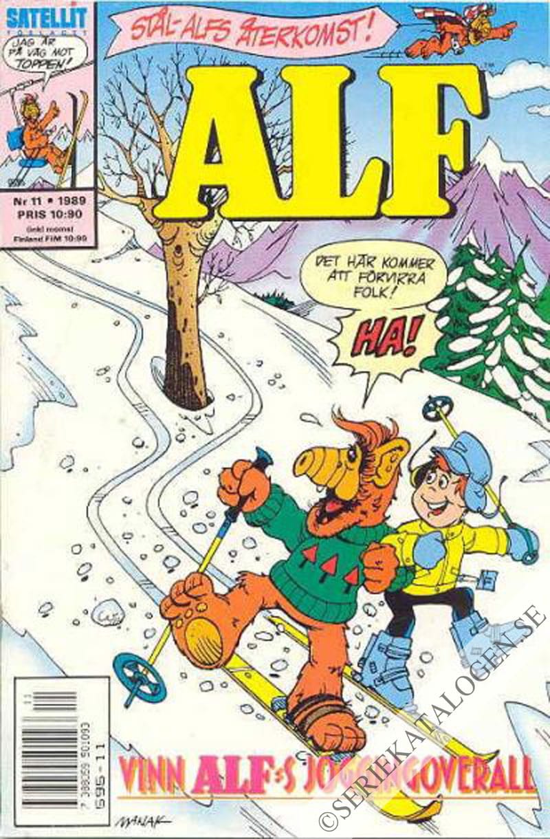 Framsida på Alf #11 (1989)