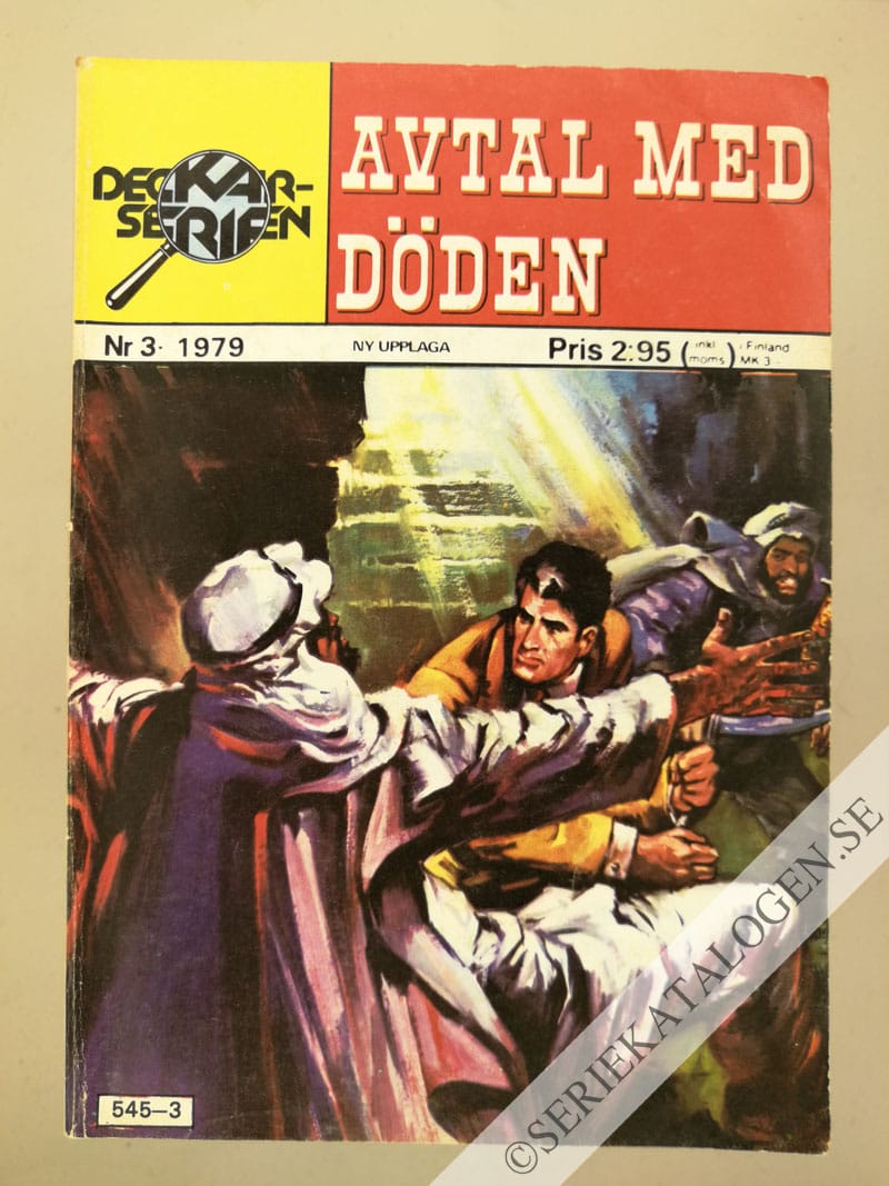 Framsida på Deckarserien Avtal med döden (1979)