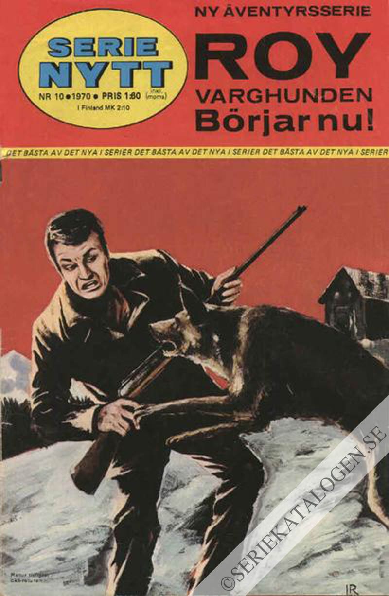 Framsida på Serie-Nytt #10 (1970)