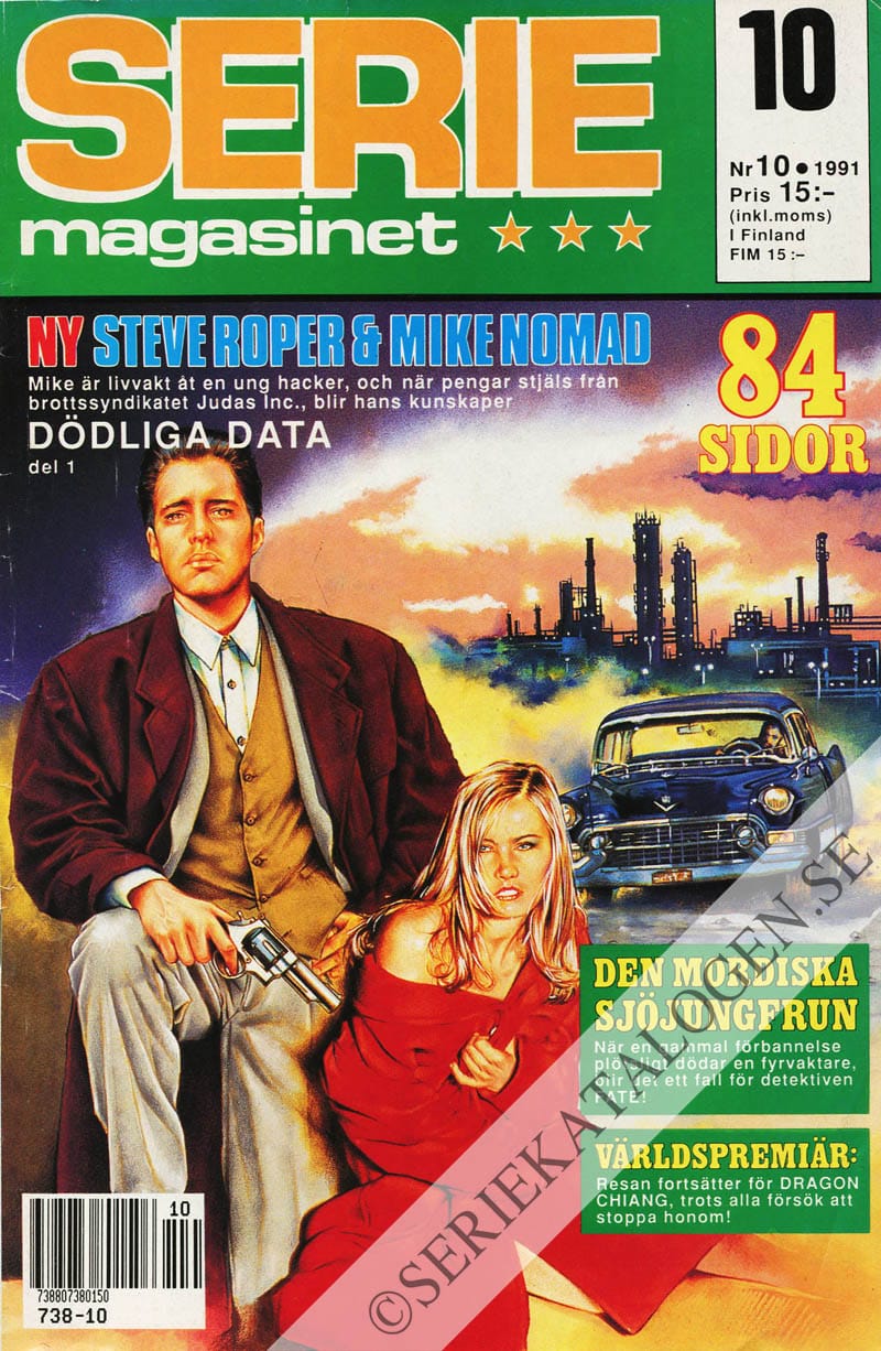Framsida på Seriemagasinet #10 (1991)
