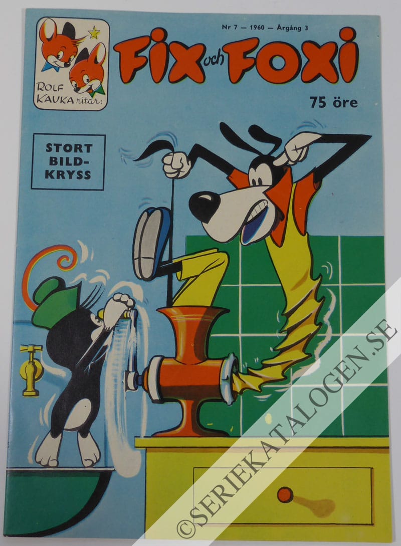 Framsida på Fix och Foxi #7 (1960)