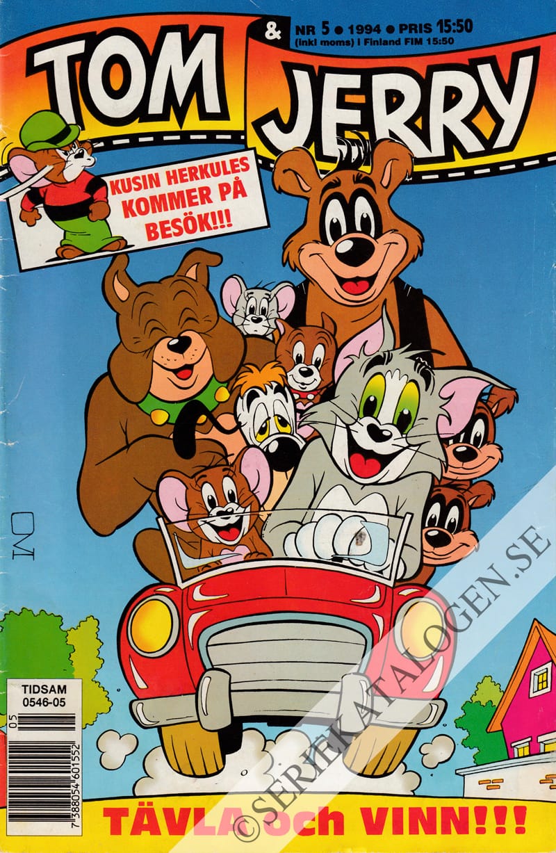 Framsida på Tom & Jerry #5 (1994)