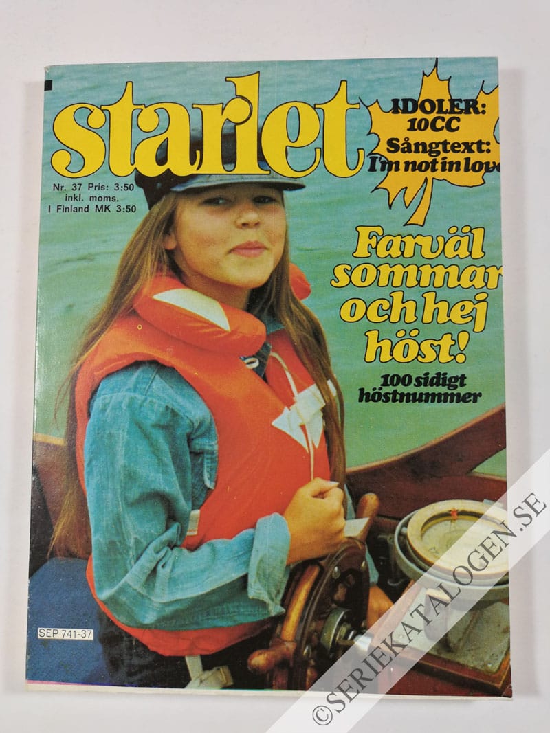 Framsida på Starlet #37 (1976)