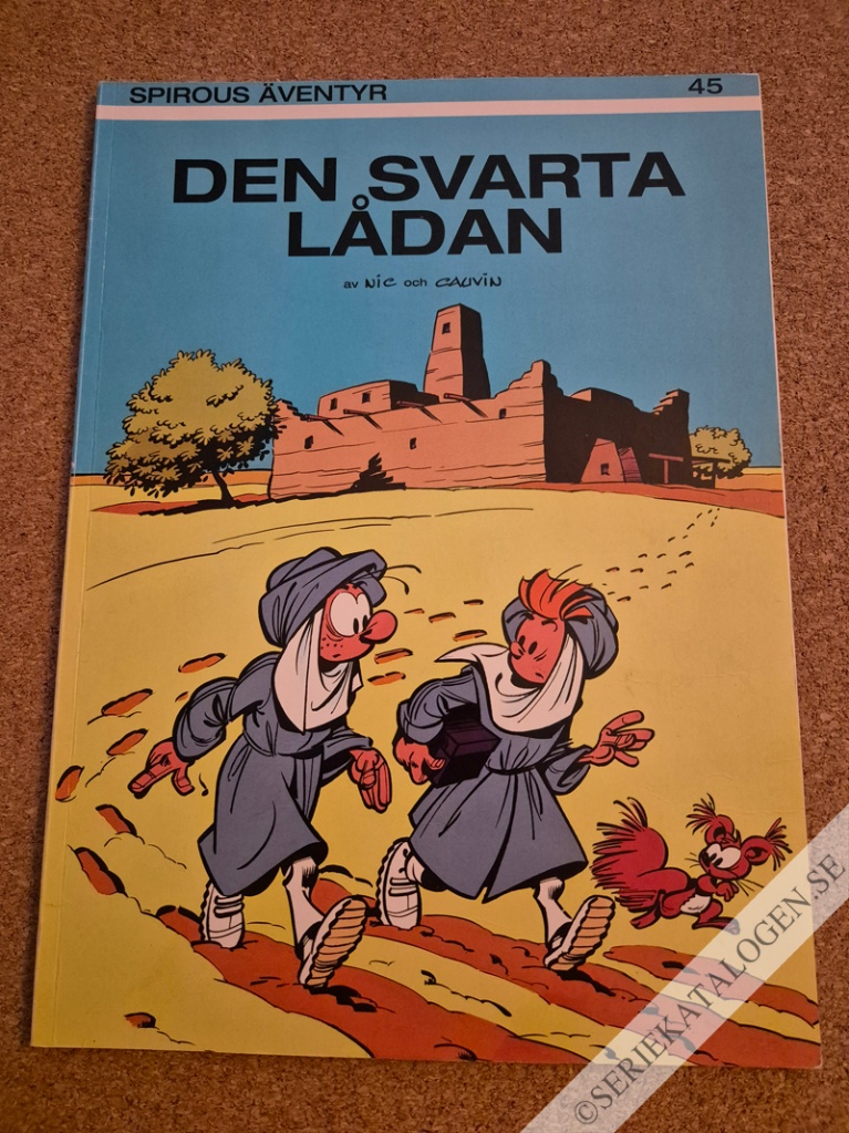 Framsida på Spirous äventyr Den svarta lådan (2004)