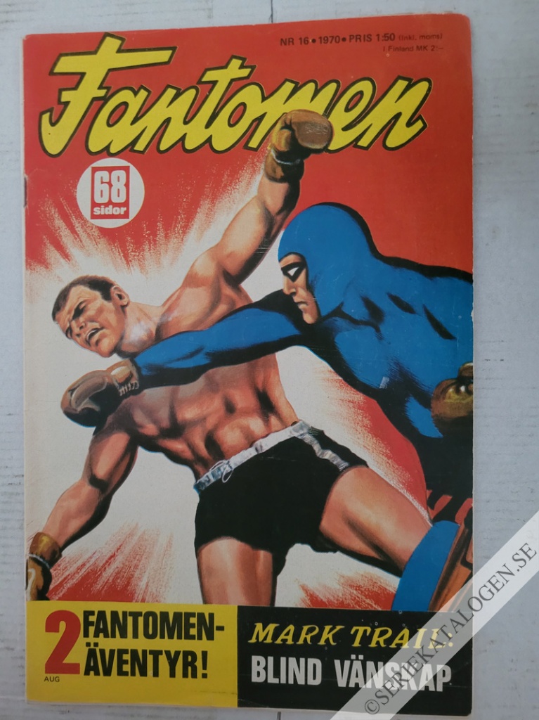 Framsida på Fantomen #16 (1970)