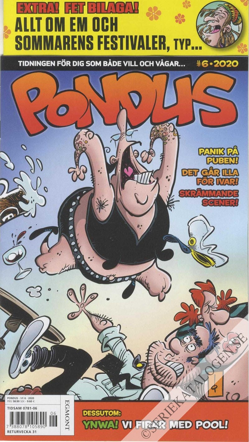 Framsida på Pondus #6 (2020)