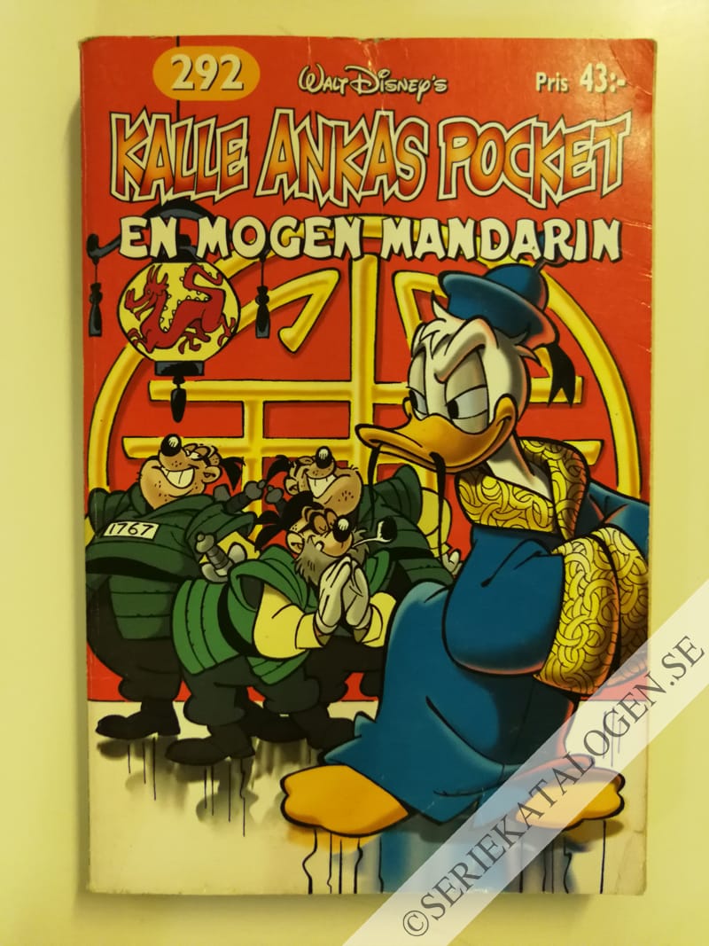 Framsida på Kalle Ankas pocket #292 - En mogen mandarin (2003)