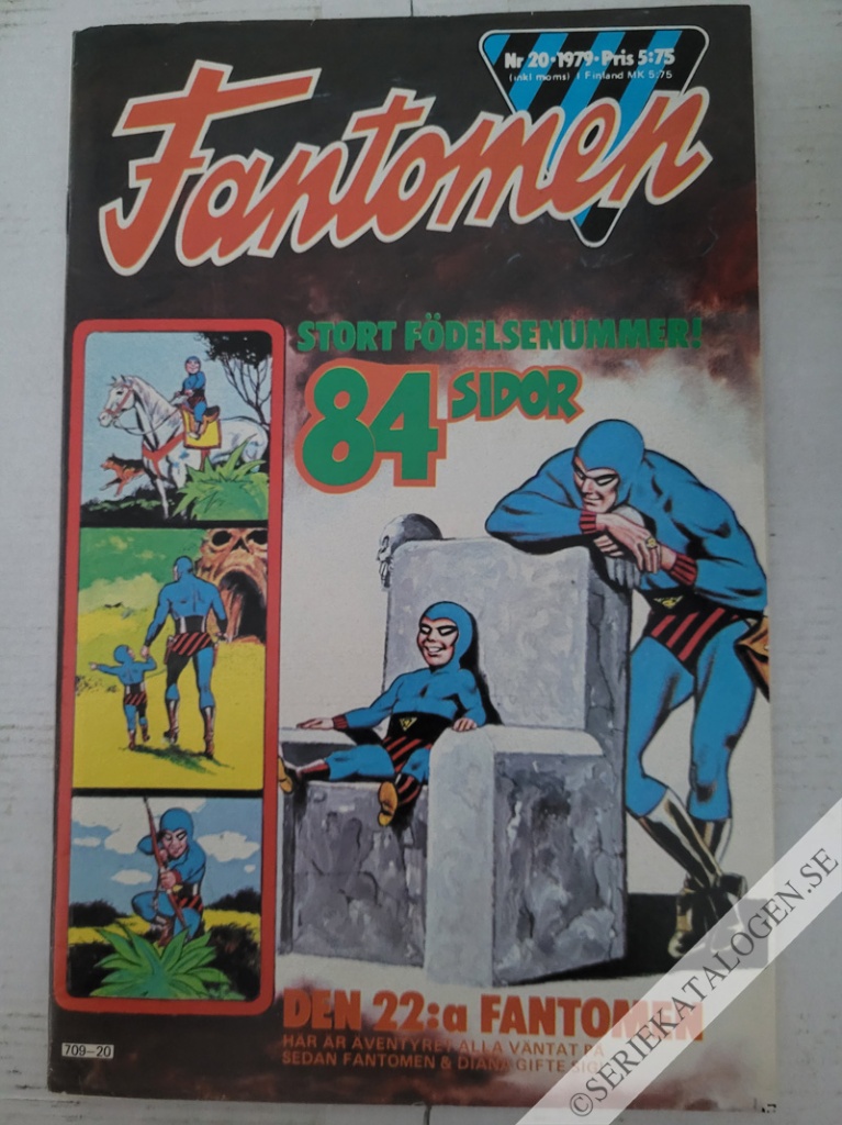 Framsida på Fantomen #20 (1979)