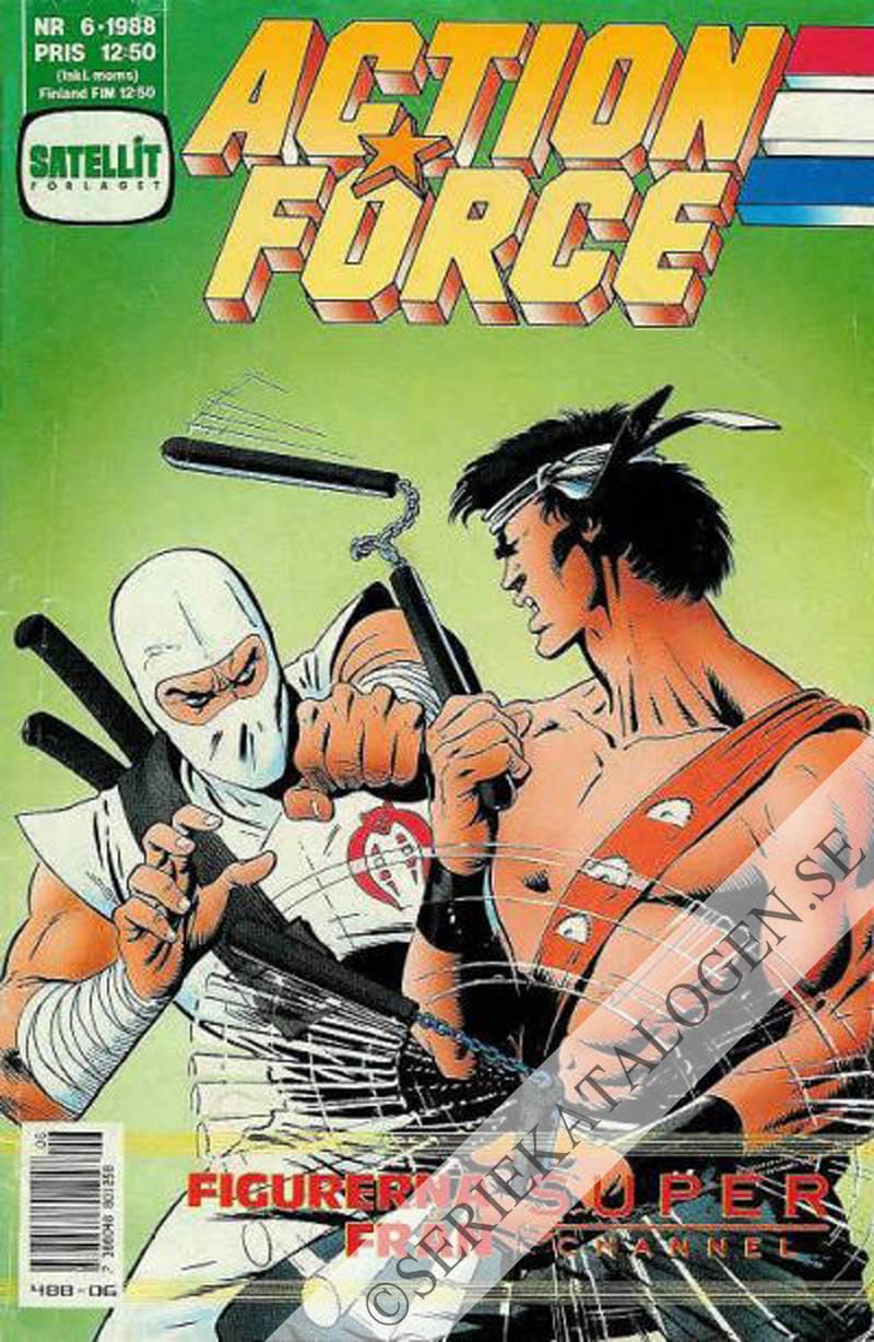 Framsida på Action force #6 (1988)
