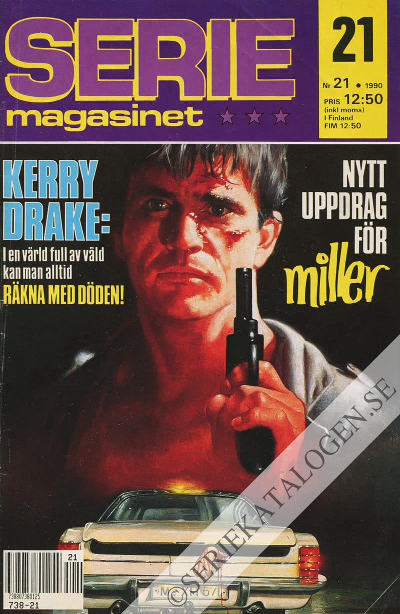 Framsida på Seriemagasinet #21 (1990)