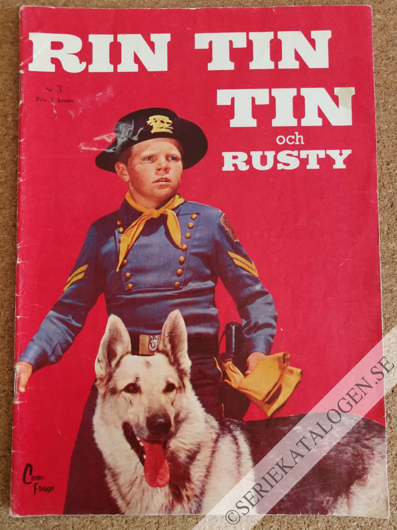 Framsida på Rin Tin Tin #3 (1958)