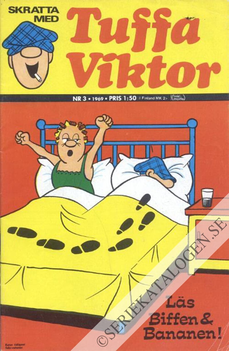 Framsida på Skratta med Tuffa Viktor #3 (1969)
