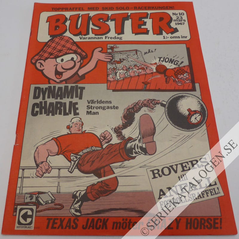Framsida på Buster #10 (1967)