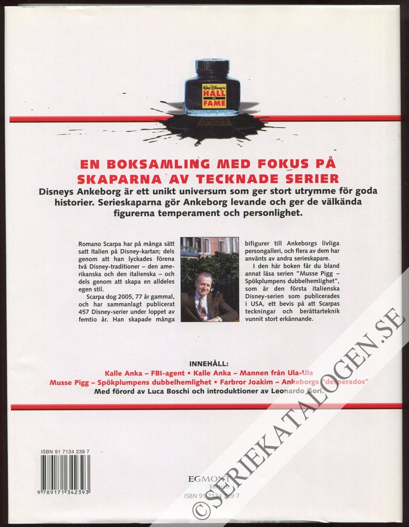 Baksida på Romano Scarpa - bok 2 (2006)
