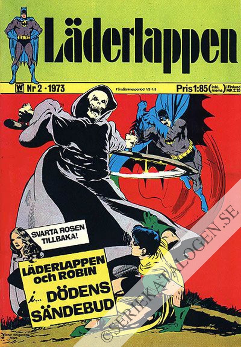 Framsida på Läderlappen och Robin #2 (1973)