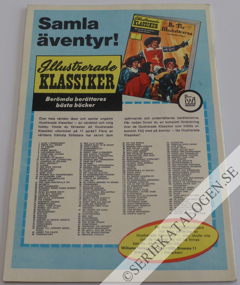 Baksida på Alice i Underlandet (1968)