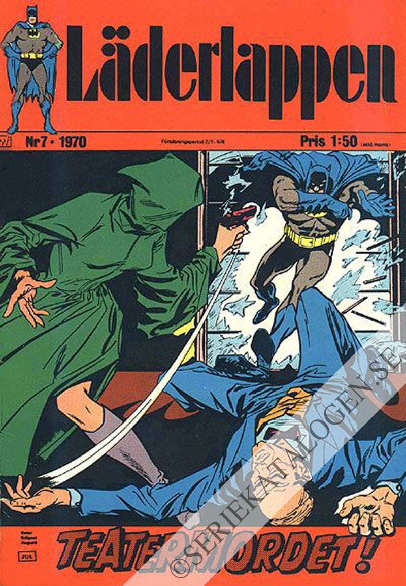 Framsida på Läderlappen och Robin #7 (1970)