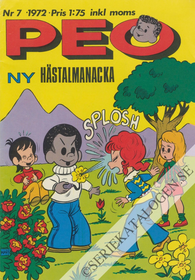 Framsida på Peo #7 (1972)