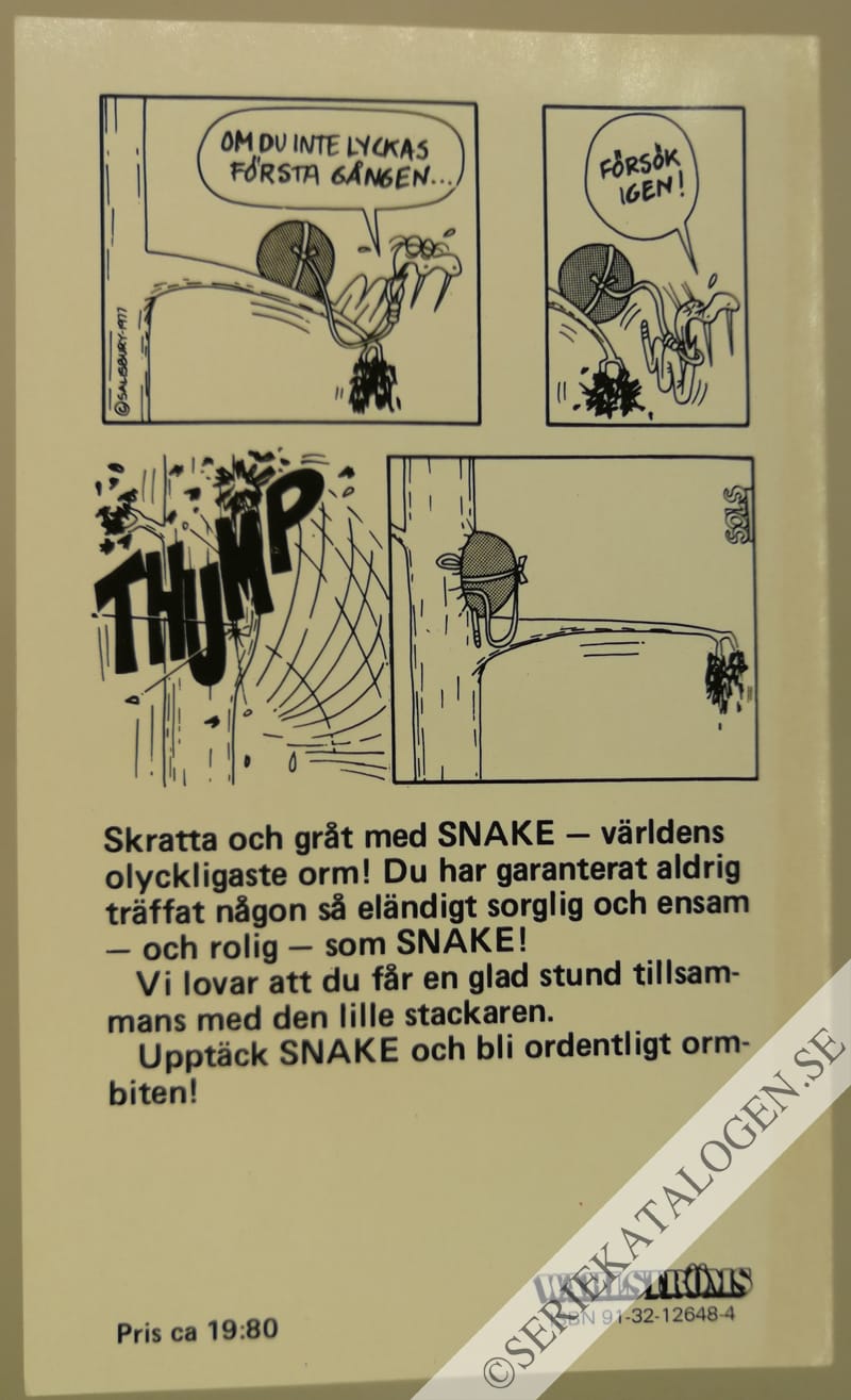 Baksida på Kalla mig Snake (1985)