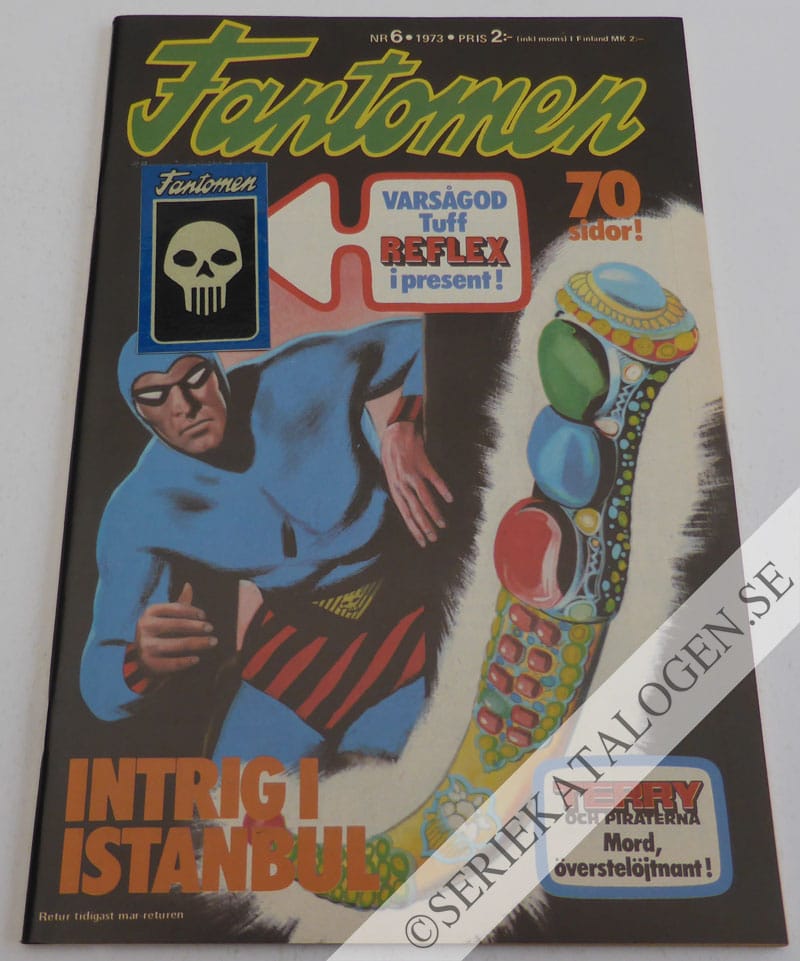 Framsida på Fantomen #6 (1973)