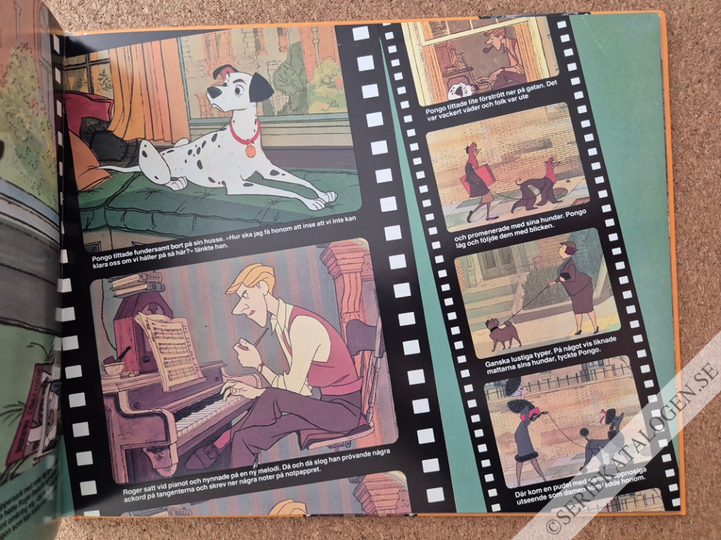 Exempel på Pongo och valptjuvarna - Hela berättelsen, lättläst och illustrerad med fler än 150 färgbilder direkt ur långfilmen (1980)